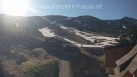 Archived image Webcam Planneralm: View Tauern House 07:00