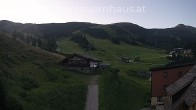 Archived image Webcam Planneralm: View Tauern House 05:00