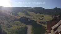 Archived image Webcam Planneralm: View Tauern House 07:00