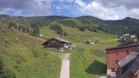Archived image Webcam Planneralm: View Tauern House 15:00