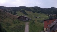 Archived image Webcam Planneralm: View Tauern House 05:00