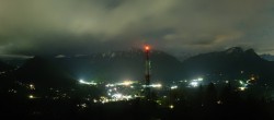 Archived image Webcam Altaussee - Lookout Tower Tressensteinwarte 23:00