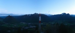 Archived image Webcam Altaussee - Lookout Tower Tressensteinwarte 19:00