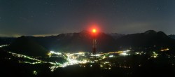 Archived image Webcam Altaussee - Lookout Tower Tressensteinwarte 21:00