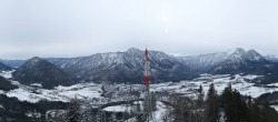 Archived image Webcam Altaussee - Lookout Tower Tressensteinwarte 13:00