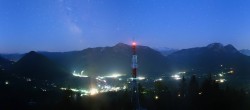 Archived image Webcam Altaussee - Lookout Tower Tressensteinwarte 03:00