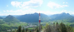 Archived image Webcam Altaussee - Lookout Tower Tressensteinwarte 13:00
