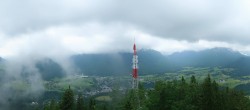 Archived image Webcam Altaussee - Lookout Tower Tressensteinwarte 09:00