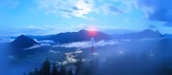 Archived image Webcam Altaussee - Lookout Tower Tressensteinwarte 03:00
