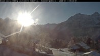 Archived image Webcam Kids area ski school Silbertal 07:00