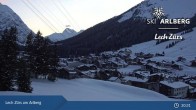 Archiv Foto Webcam Oberlech am Arlberg: Blick vom Flühenlift 04:00