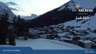 Archiv Foto Webcam Oberlech am Arlberg: Blick vom Flühenlift 20:00