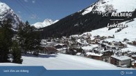 Archiv Foto Webcam Oberlech am Arlberg: Blick vom Flühenlift 10:00
