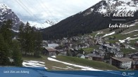 Archiv Foto Webcam Oberlech am Arlberg: Blick vom Flühenlift 18:00