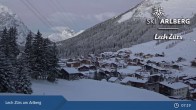 Archiv Foto Webcam Oberlech am Arlberg: Blick vom Flühenlift 06:00