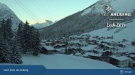 Archiv Foto Webcam Oberlech am Arlberg: Blick vom Flühenlift 07:00