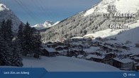 Archiv Foto Webcam Oberlech am Arlberg: Blick vom Flühenlift 08:00