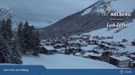 Archiv Foto Webcam Oberlech am Arlberg: Blick vom Flühenlift 02:00