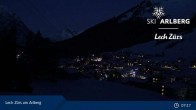 Archiv Foto Webcam Oberlech am Arlberg: Blick vom Flühenlift 06:00