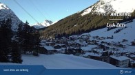 Archiv Foto Webcam Oberlech am Arlberg: Blick vom Flühenlift 08:00