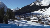 Archiv Foto Webcam Oberlech am Arlberg: Blick vom Flühenlift 12:00