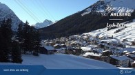 Archiv Foto Webcam Oberlech am Arlberg: Blick vom Flühenlift 14:00