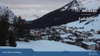 Archiv Foto Webcam Oberlech am Arlberg: Blick vom Flühenlift 06:00