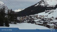 Archiv Foto Webcam Oberlech am Arlberg: Blick vom Flühenlift 07:00