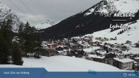 Archiv Foto Webcam Oberlech am Arlberg: Blick vom Flühenlift 08:00