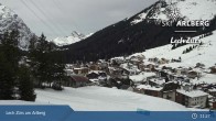 Archiv Foto Webcam Oberlech am Arlberg: Blick vom Flühenlift 10:00