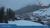 Archiv Foto Webcam Oberlech am Arlberg: Blick vom Flühenlift 22:00