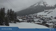 Archiv Foto Webcam Oberlech am Arlberg: Blick vom Flühenlift 03:00