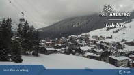 Archiv Foto Webcam Oberlech am Arlberg: Blick vom Flühenlift 06:00