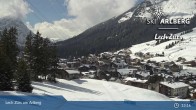 Archiv Foto Webcam Oberlech am Arlberg: Blick vom Flühenlift 08:00