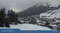 Archiv Foto Webcam Oberlech am Arlberg: Blick vom Flühenlift 12:00