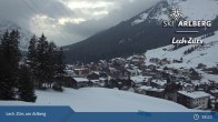 Archiv Foto Webcam Oberlech am Arlberg: Blick vom Flühenlift 16:00