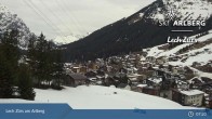 Archiv Foto Webcam Oberlech am Arlberg: Blick vom Flühenlift 06:00