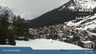 Archiv Foto Webcam Oberlech am Arlberg: Blick vom Flühenlift 08:00