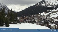 Archiv Foto Webcam Oberlech am Arlberg: Blick vom Flühenlift 12:00