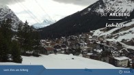 Archiv Foto Webcam Oberlech am Arlberg: Blick vom Flühenlift 14:00