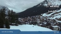 Archiv Foto Webcam Oberlech am Arlberg: Blick vom Flühenlift 18:00