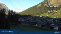 Archiv Foto Webcam Oberlech am Arlberg: Blick vom Flühenlift 06:00