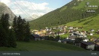 Archiv Foto Webcam Oberlech am Arlberg: Blick vom Flühenlift 06:00