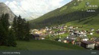 Archiv Foto Webcam Oberlech am Arlberg: Blick vom Flühenlift 07:00