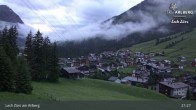 Archiv Foto Webcam Oberlech am Arlberg: Blick vom Flühenlift 02:00