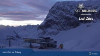 Archived image Webcam Mountain Restaurant Seekopf (Zürs) 06:00