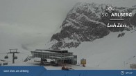 Archived image Webcam Mountain Restaurant Seekopf (Zürs) 08:00