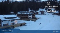 Archiv Foto Webcam Panoramablick Oberlech 18:00