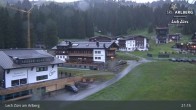 Archived image Webcam Panoramic View Oberlech 00:00