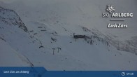 Archived image Webcam Trittkopf Top Station (Zürs) 08:00